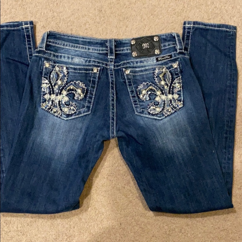 Miss Me skinny jeans 28x31